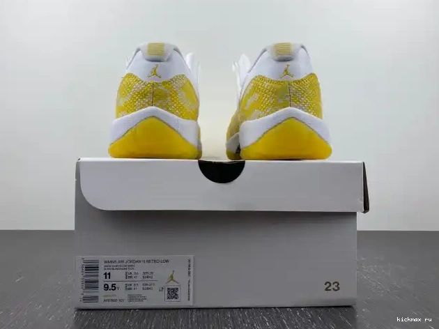 Rep Jordan Snakeskin WMNS Yellow AH7860-107 Low Air 11 0502